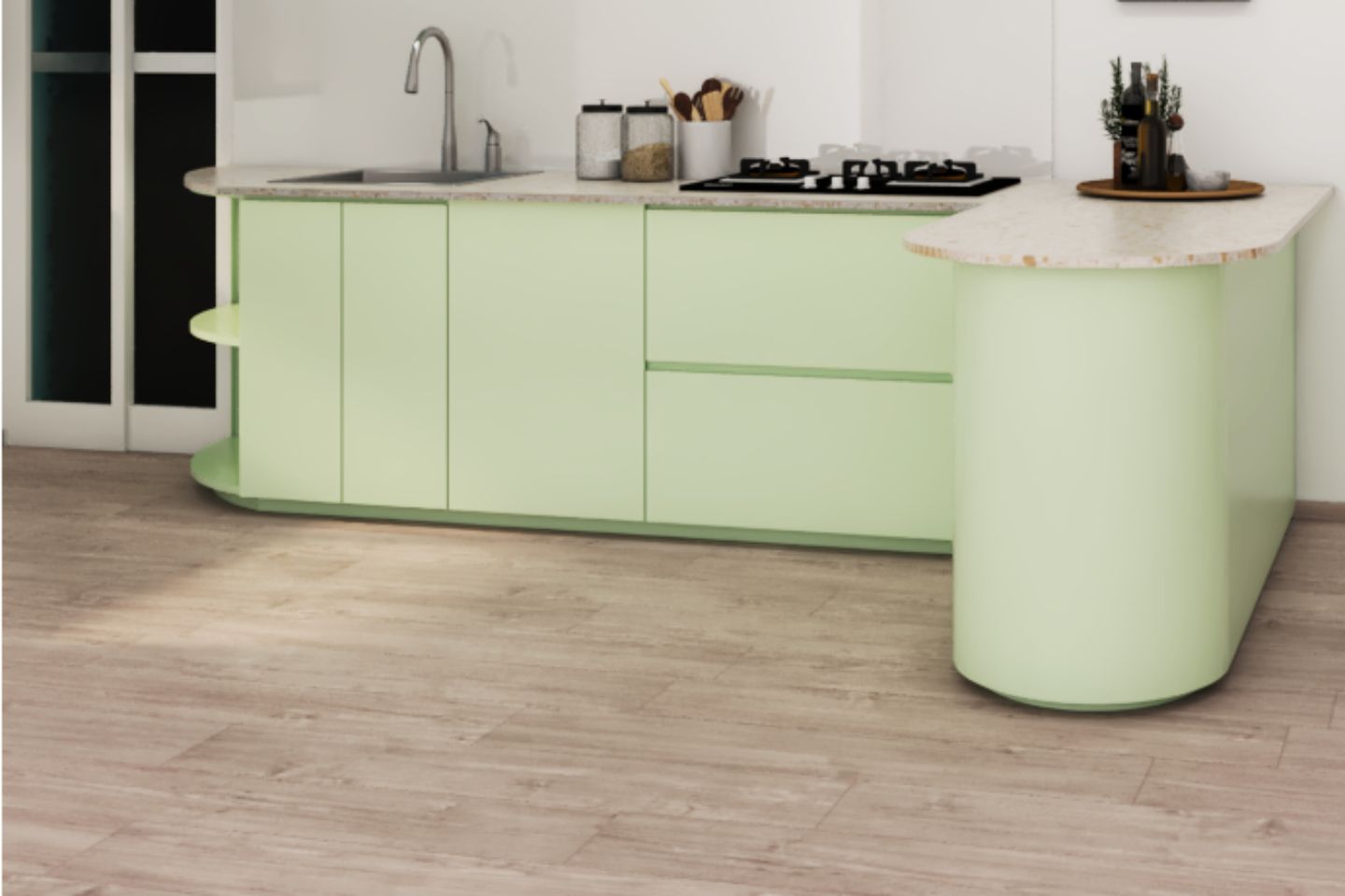 Light Wood Flooring For Kitchens - Livspace