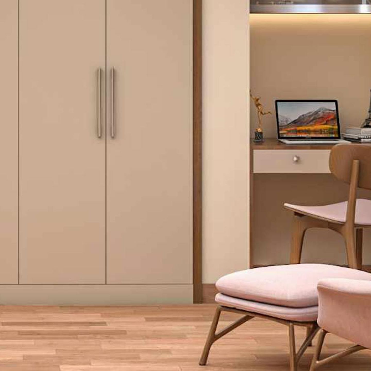 Light Wooden Flooring Design - Livspace