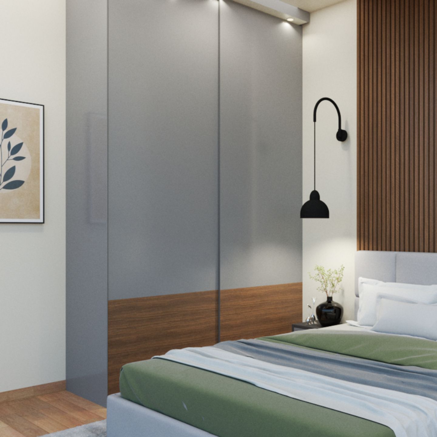 Brown And Silver Grey Laminates Design For Kitchen And Bathroom Cabinets And Bedroom Wardrobes - Livspace