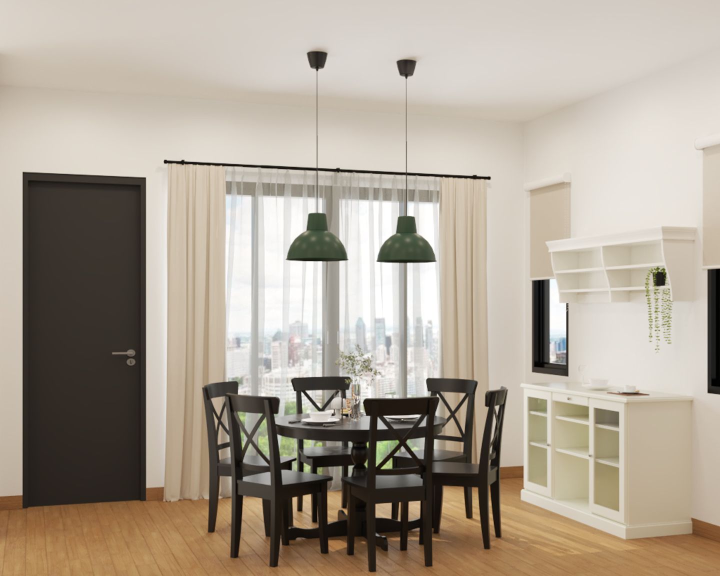 6-Seater Dining Room Design - Livspace