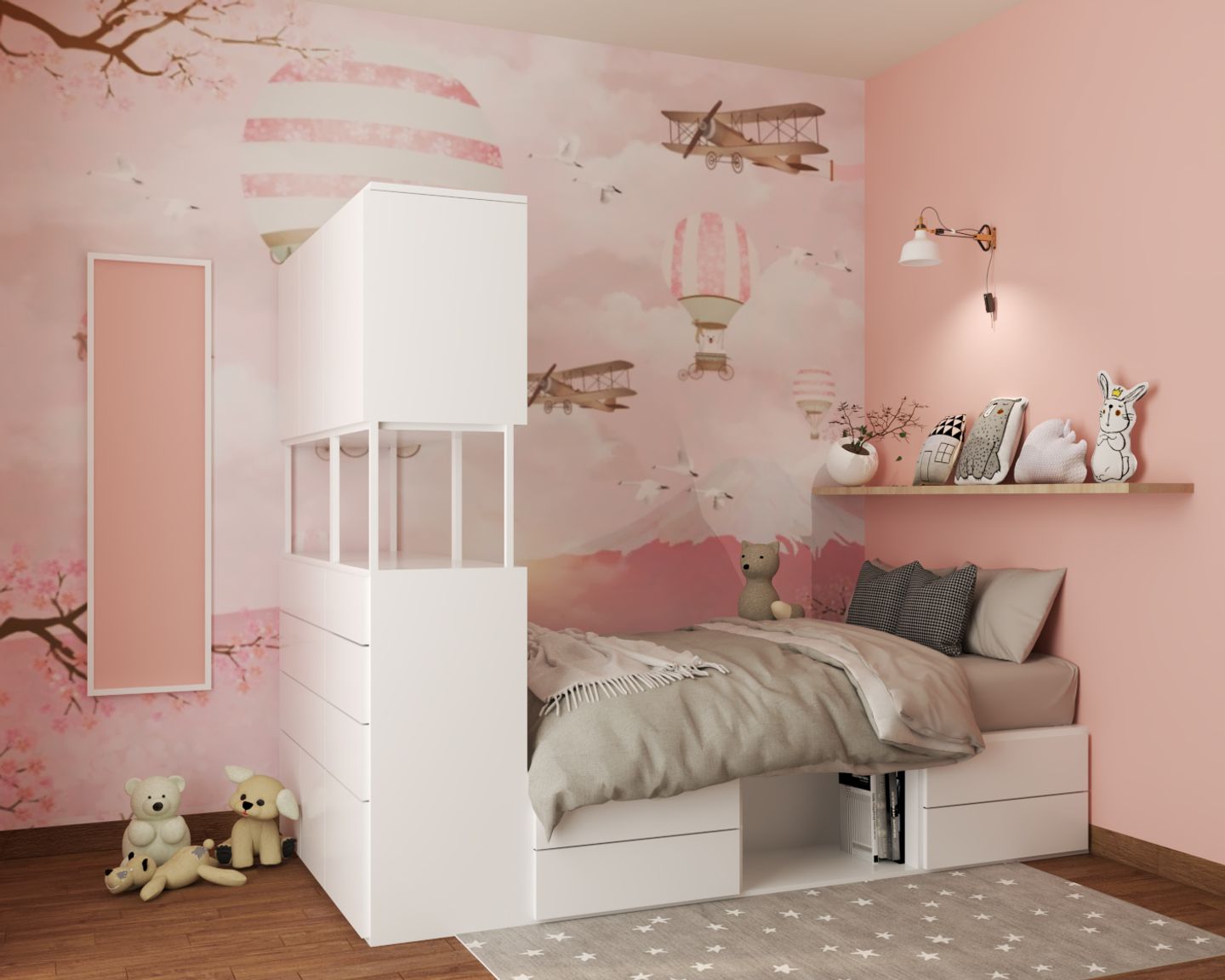 Minimalist Pink Wall Paint - Livspace