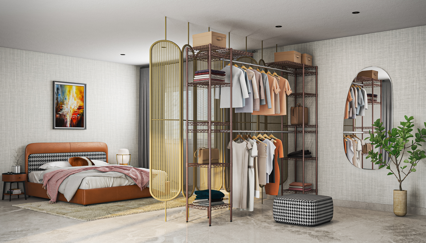 Open Wardrobe Design For Bedrooms - Livspace