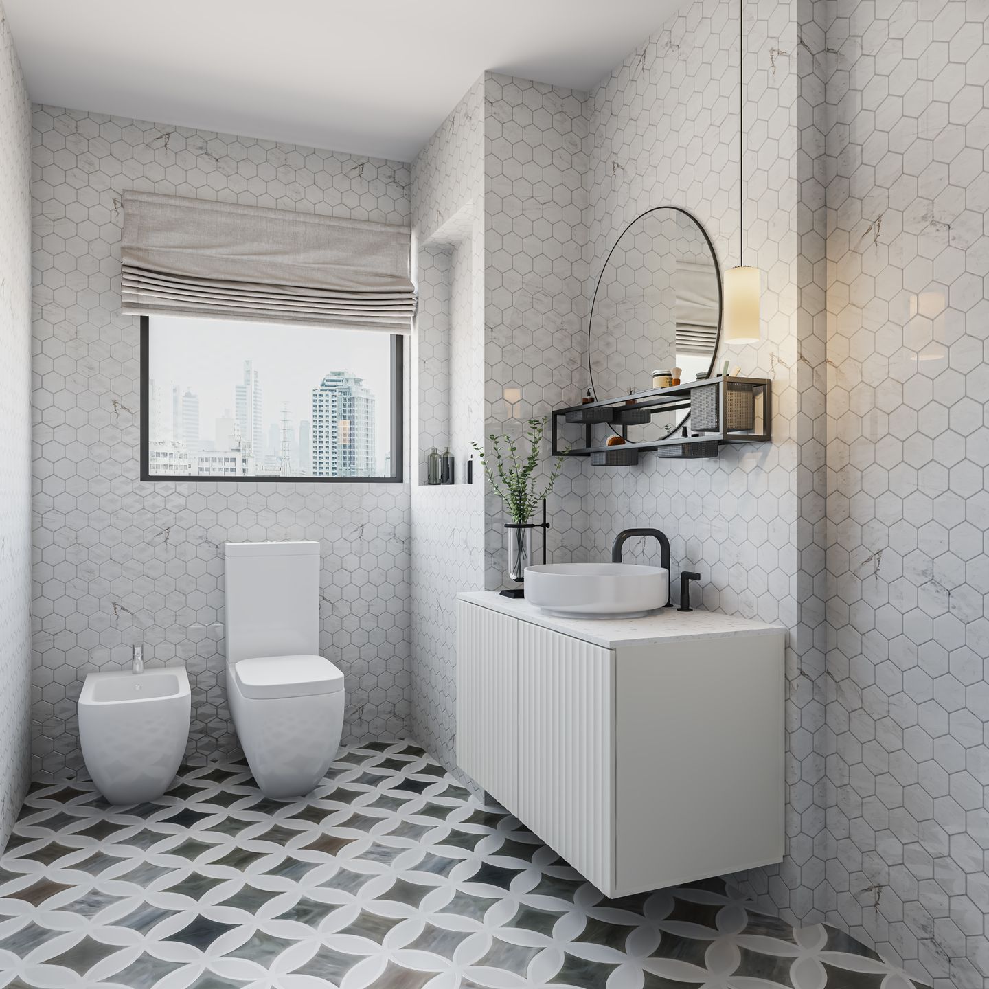 Budget-Friendly Bathroom Design With Minimal Glam - Livspace