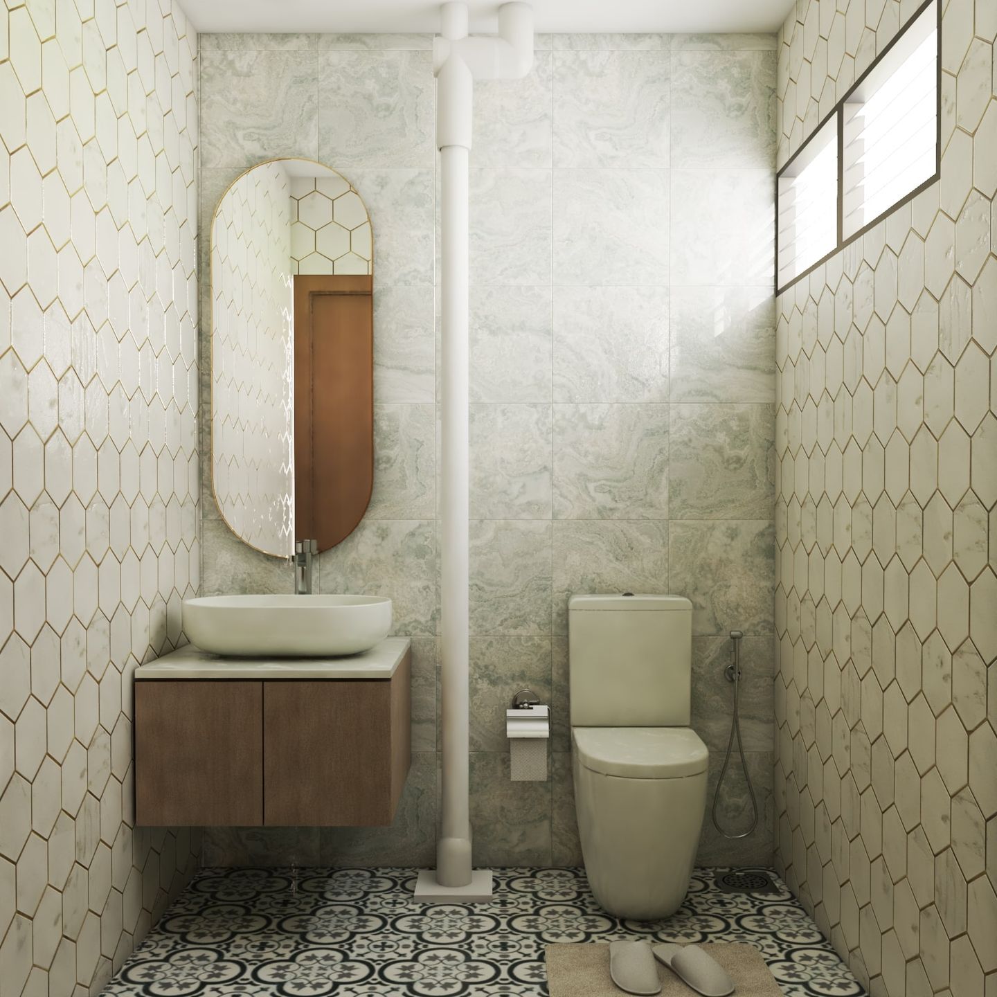 Small Bathroom Design Idea - Livspace