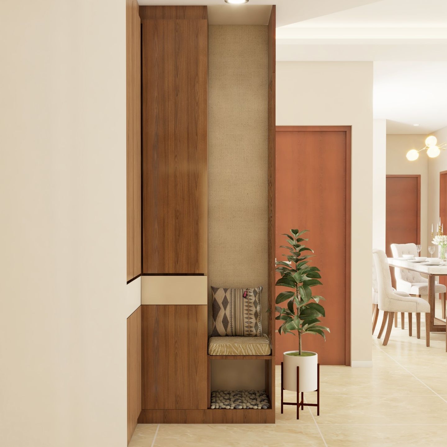 Compact Foyer Design Idea - Livspace