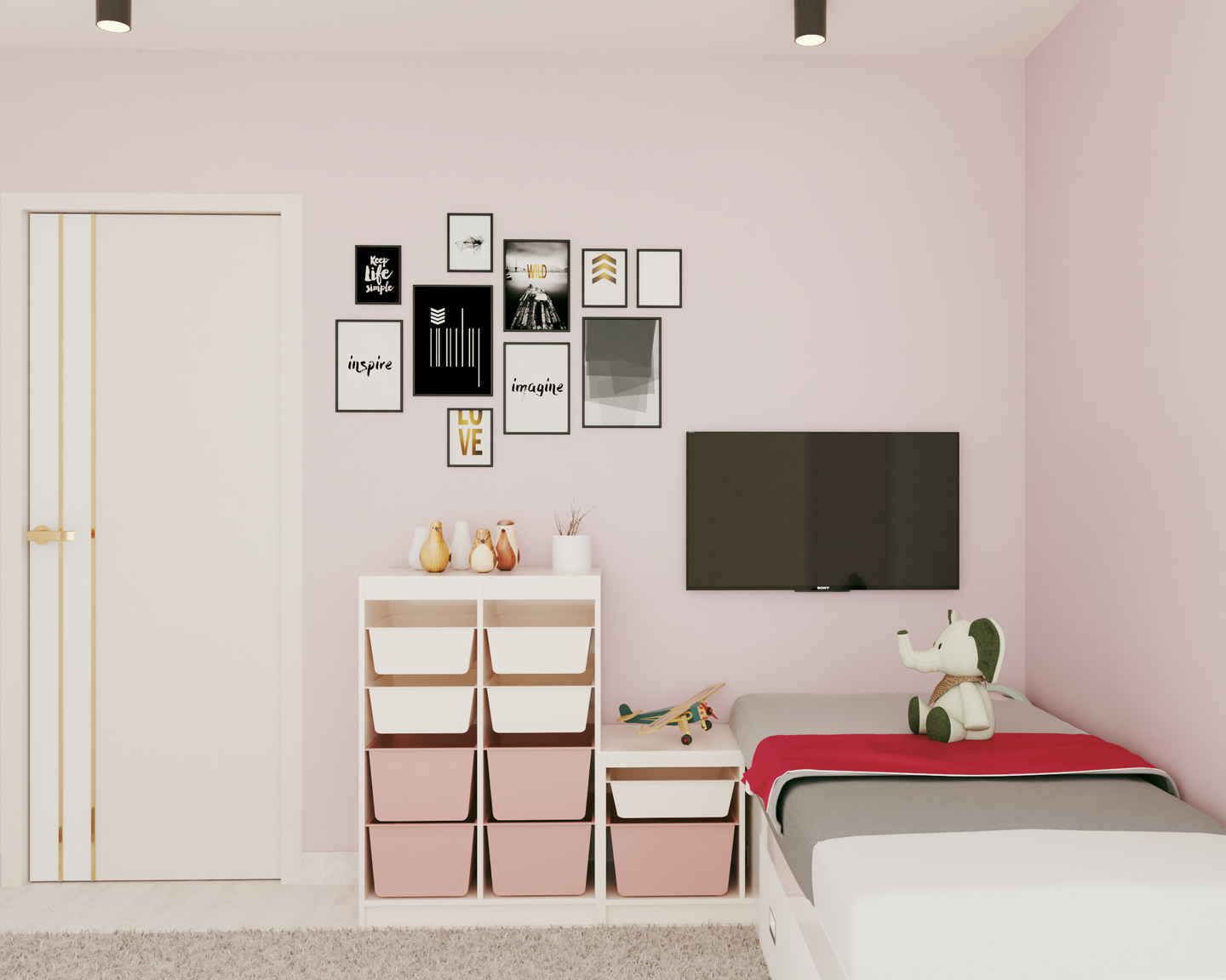 Low Maintenance Kids Room Design With Modern Interiors - Livspace