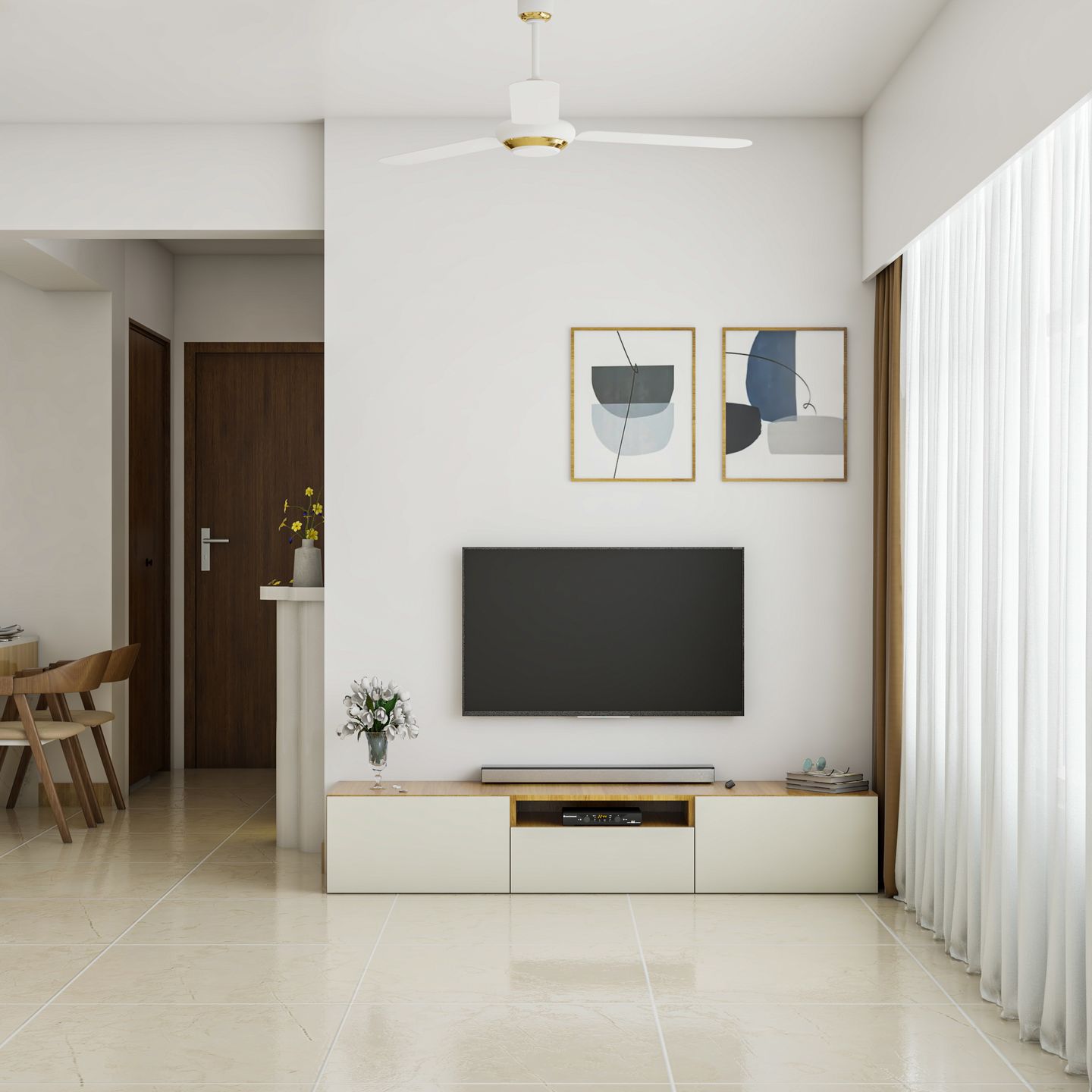 Scandinavian Living Room Design - Livspace