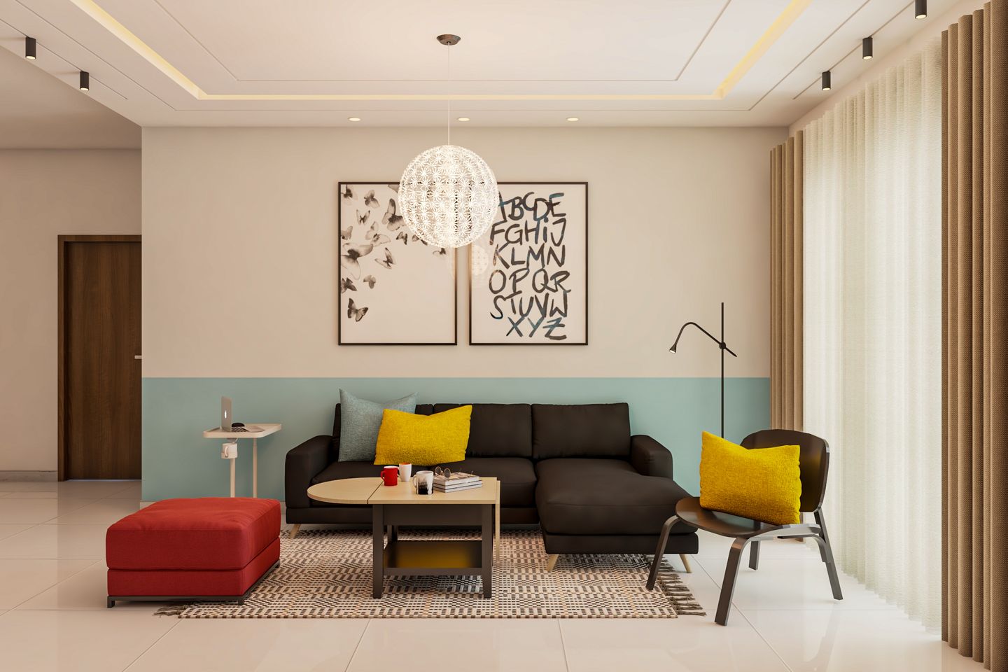 Elegant Living Room Designs - Livspace