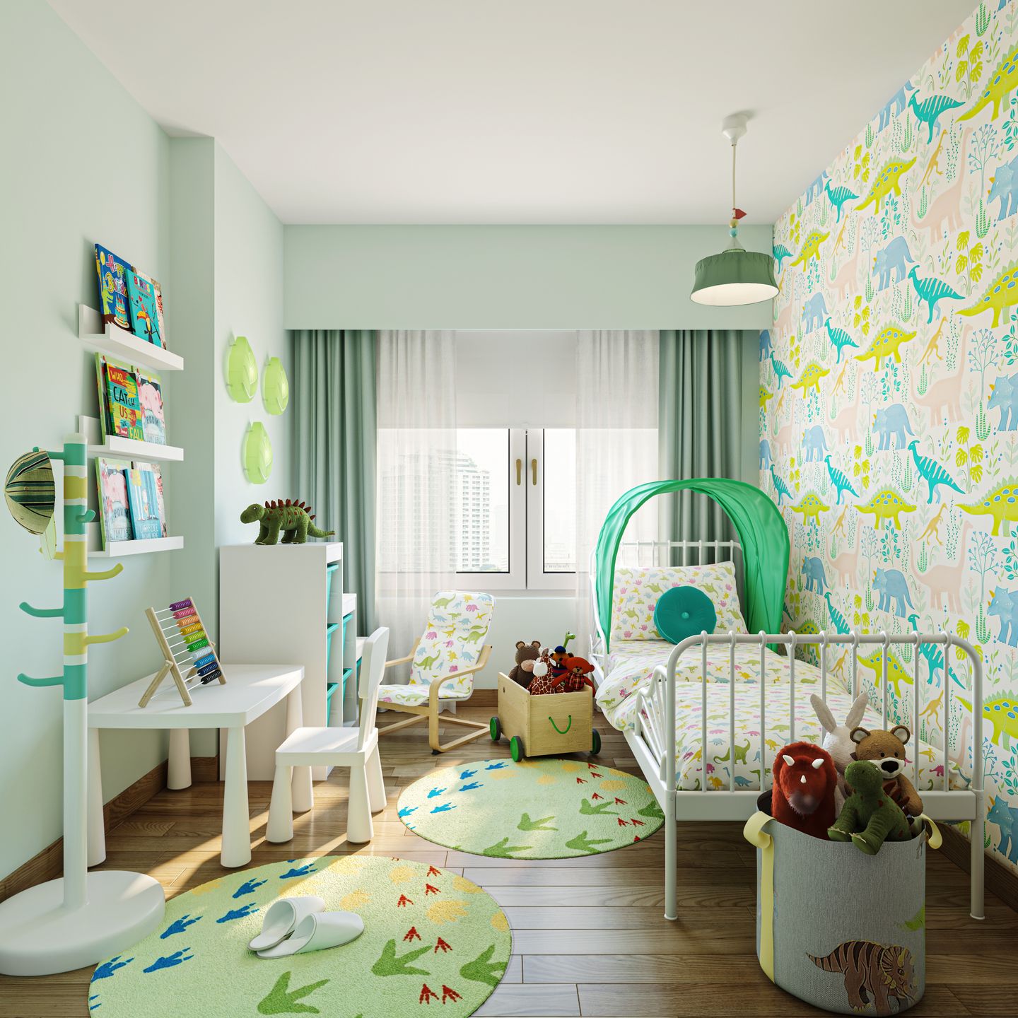 Sunny Kids Bedroom - Livspace
