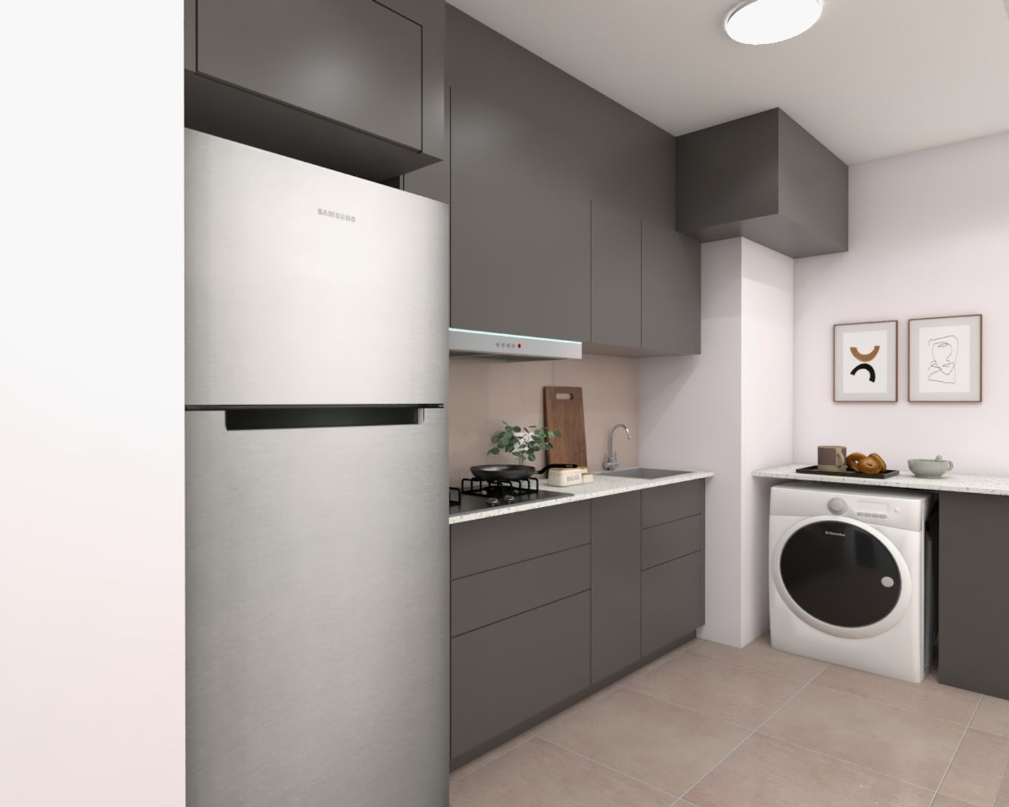Modern Kitchen with Backsplash - Livspace