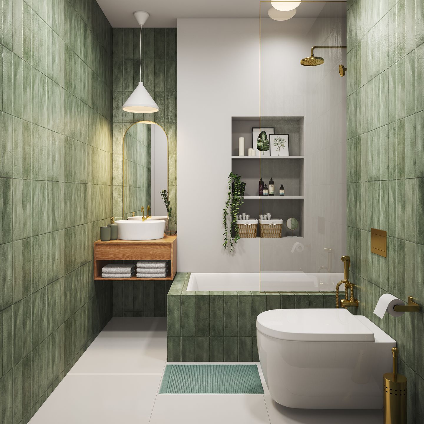 Minimal Bathroom Design - Livspace