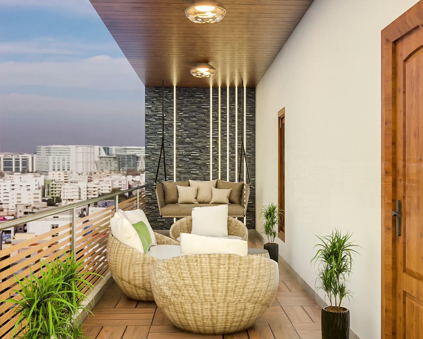 Modern Style Balcony - Livspace