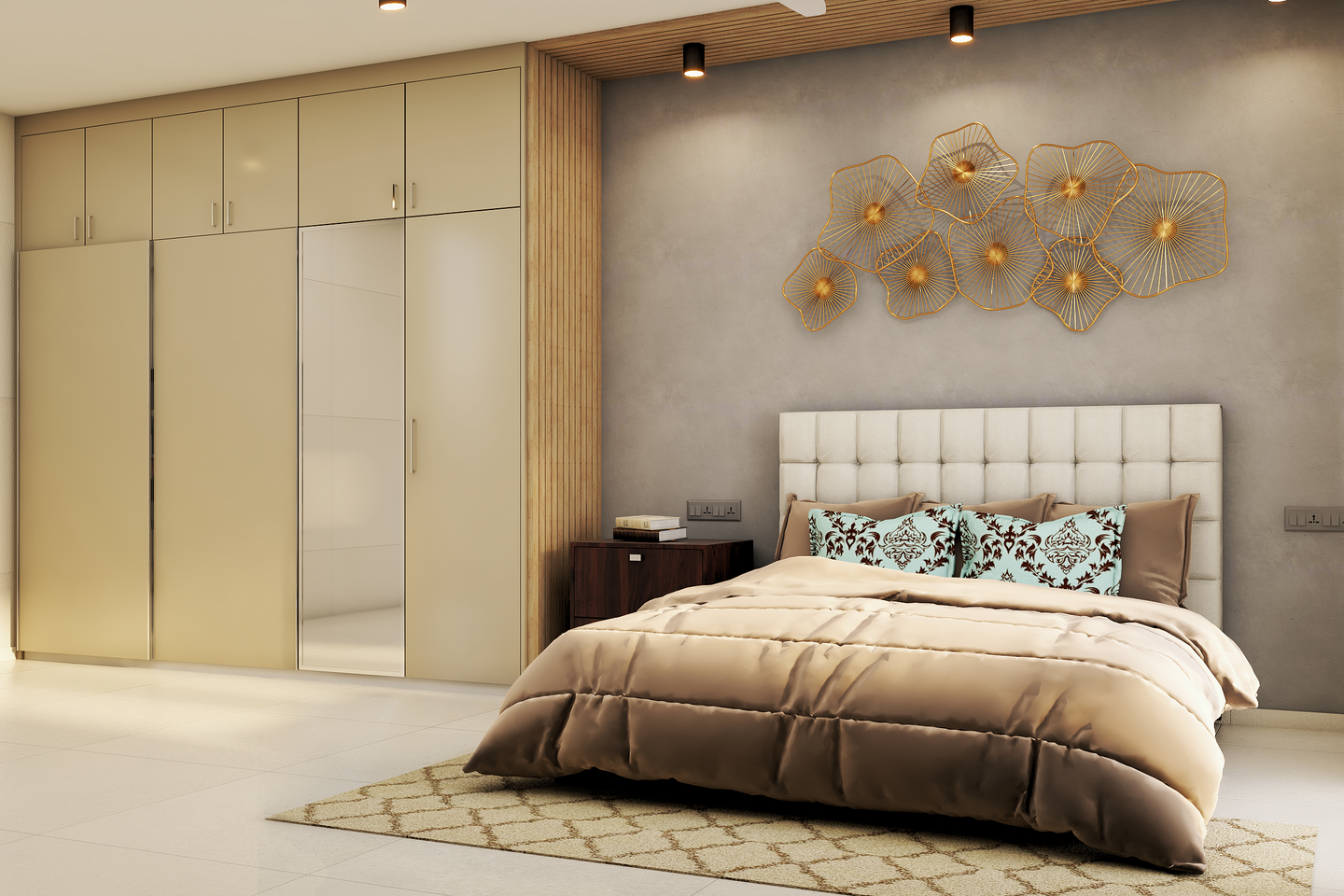 Spacious Master Bedroom Design Idea - Livspace