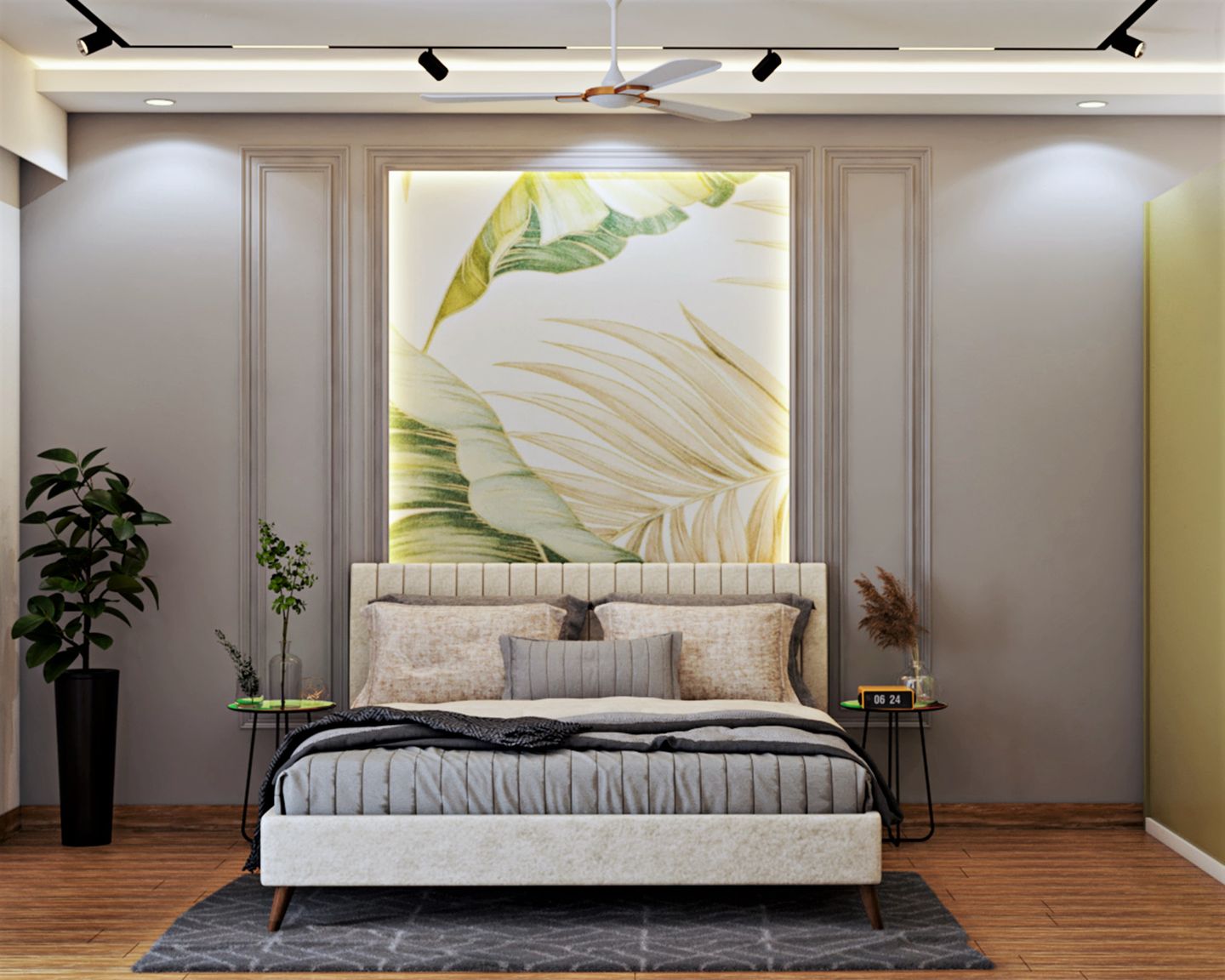 Modern Master Bedroom Design  - Livspace