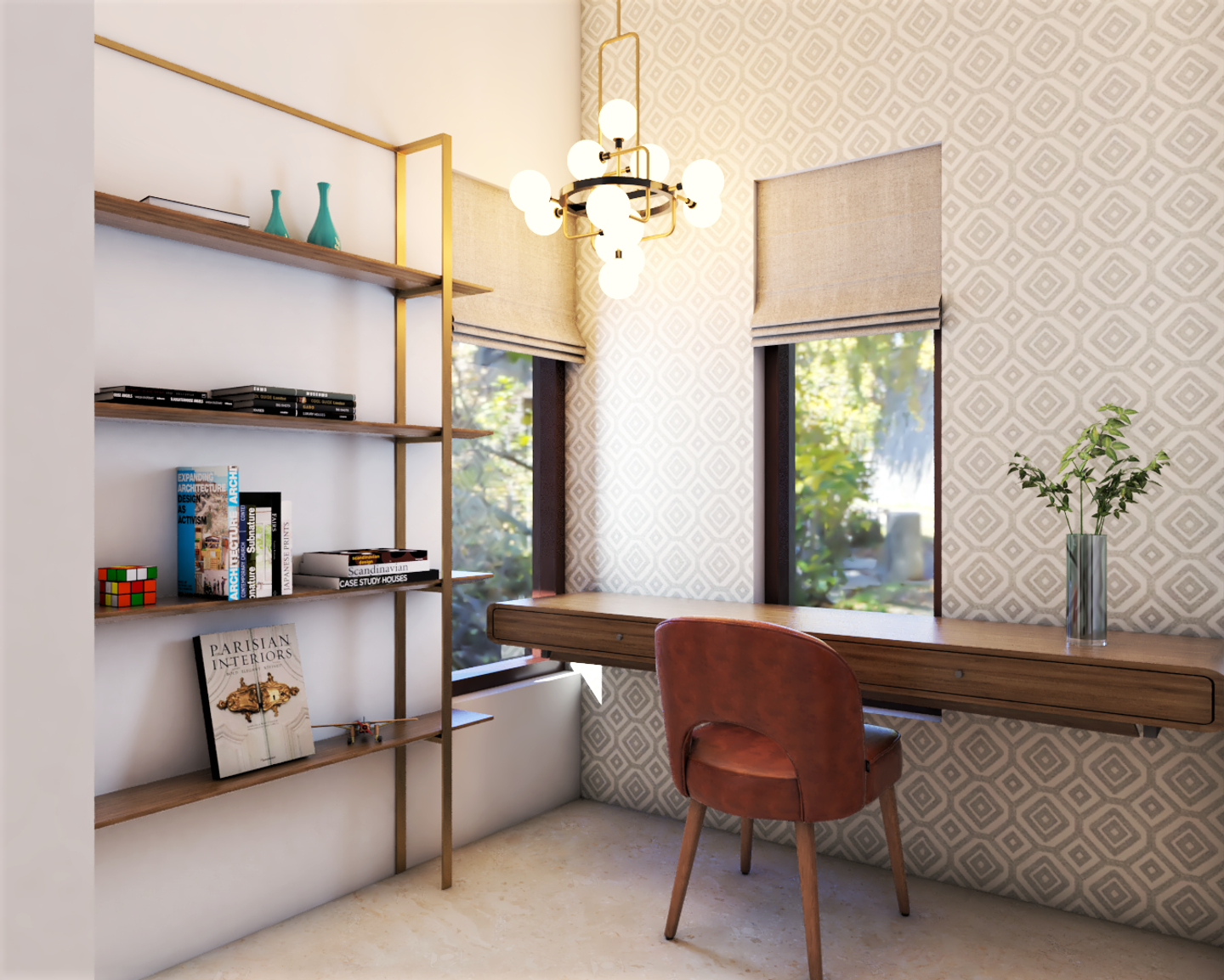 Modern Home Office Design - Livspace