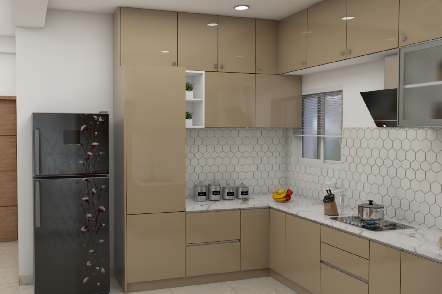 Modern Kitchen Designed For Convenience - Livspace