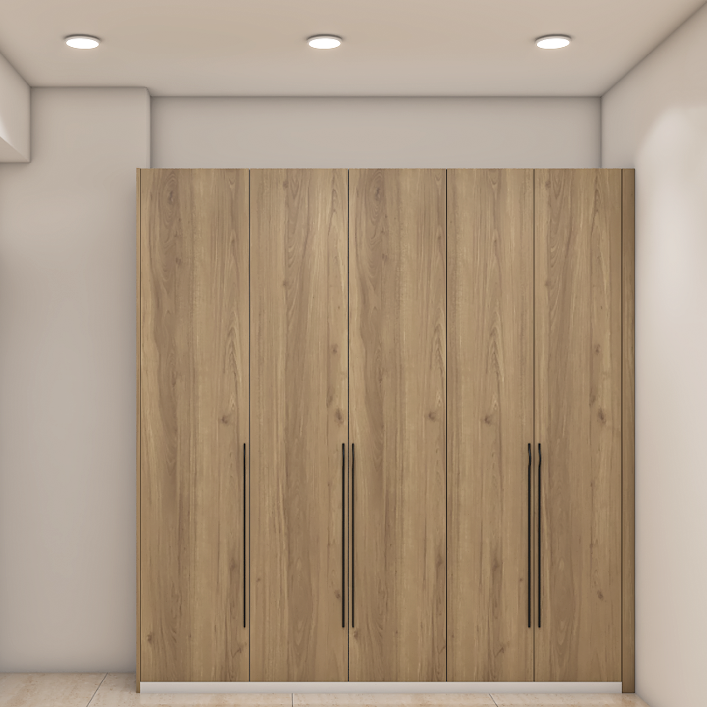 Modern Wooden Wardrobe - Livspace
