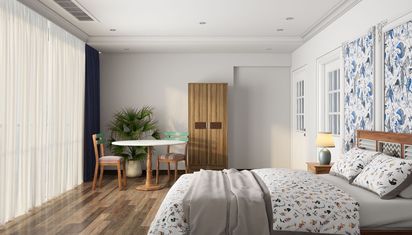 6x24 Inches Modern Rectangular Flooring Design In Brown - Livspace