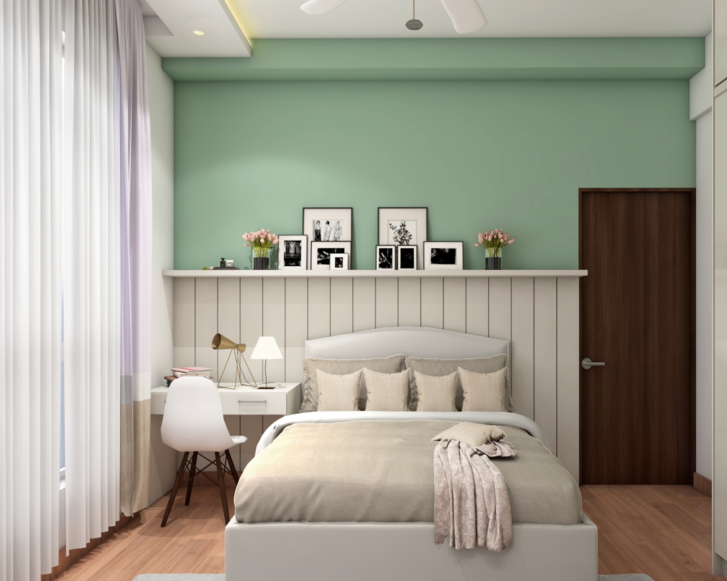 Contemporary Master Bedroom - Livspace