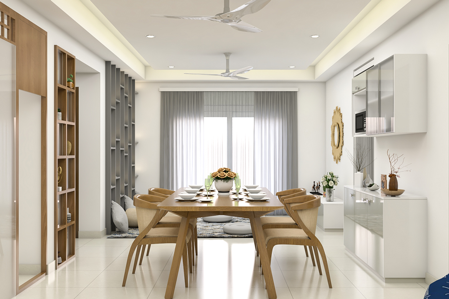 Convenient and Vibrant Dining Room Design Ideas - Livspace