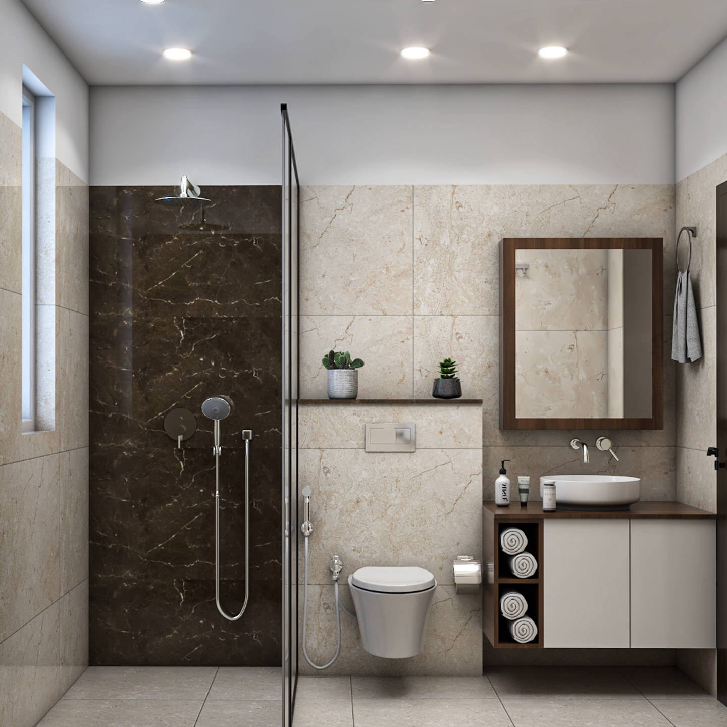 Spacious Bathroom Design Ideas - Livspace