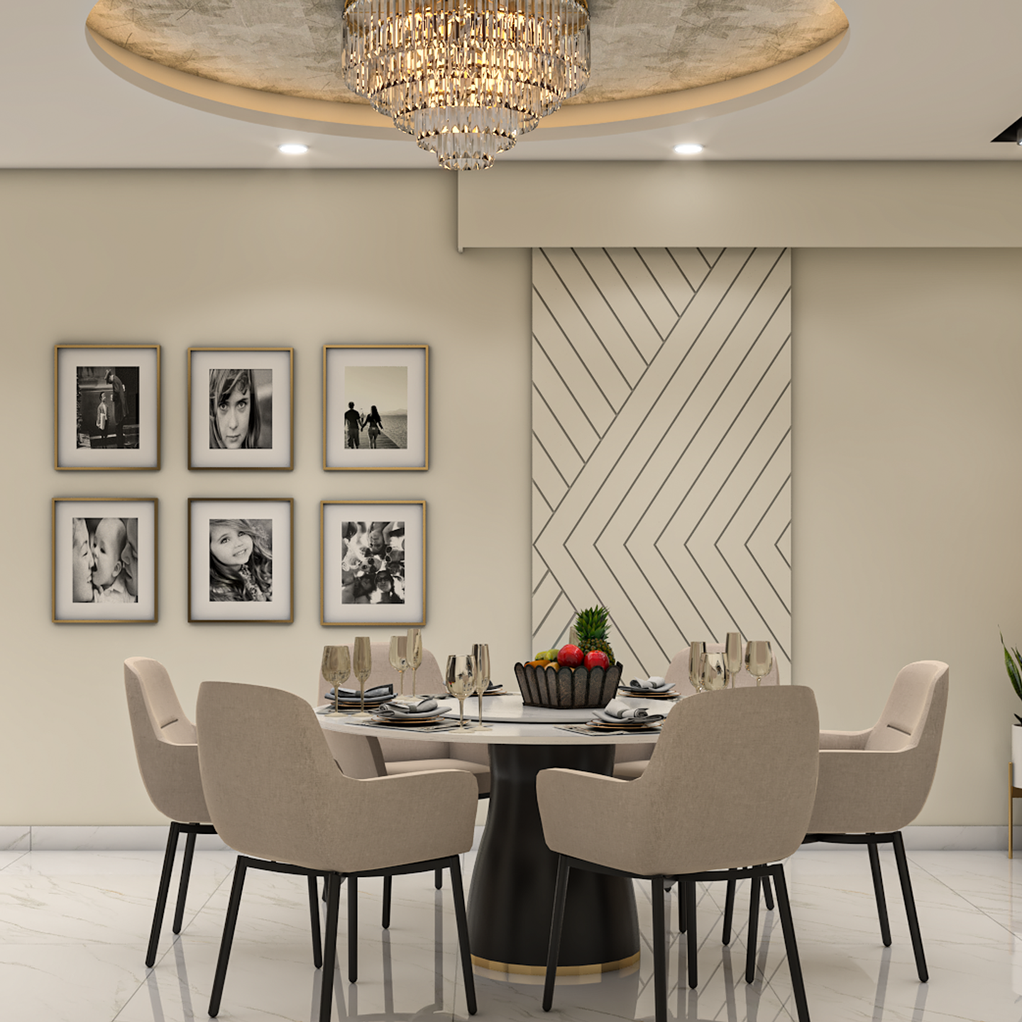 Contemporary Dining Room – Livspace