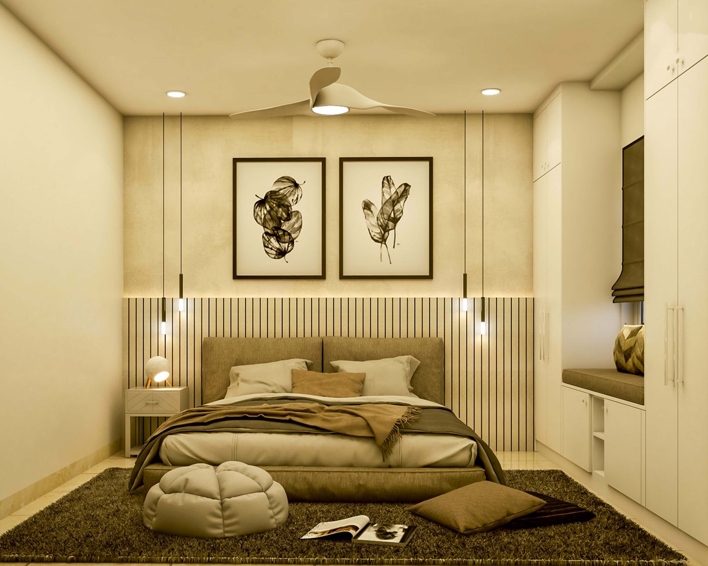 Modern Guest Bedroom – Livspace