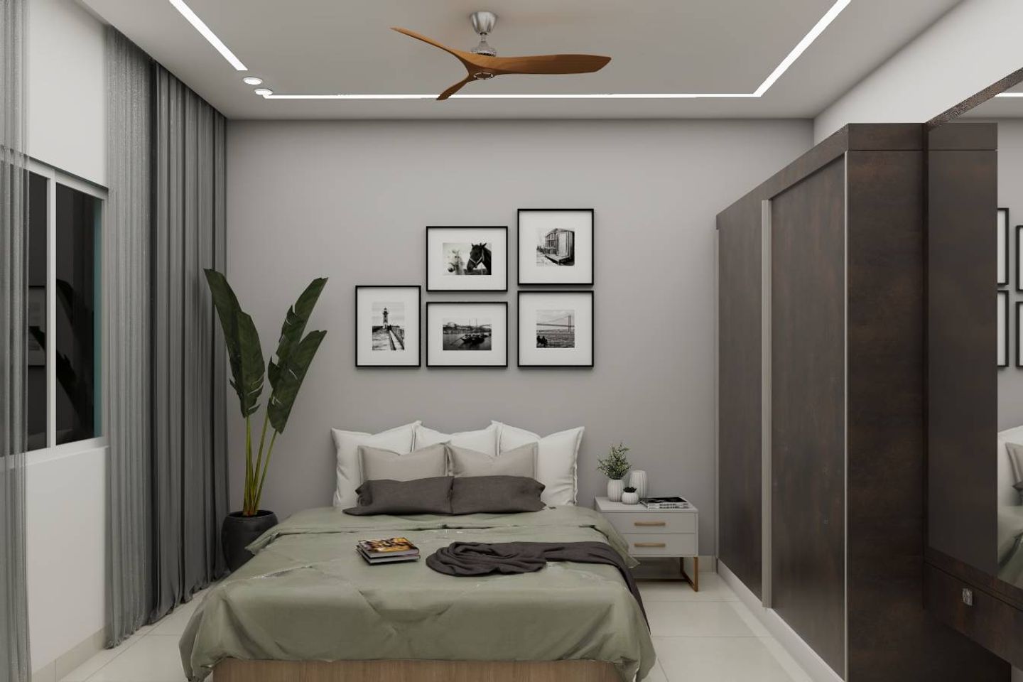 Modern Guest Bedroom - Livspace
