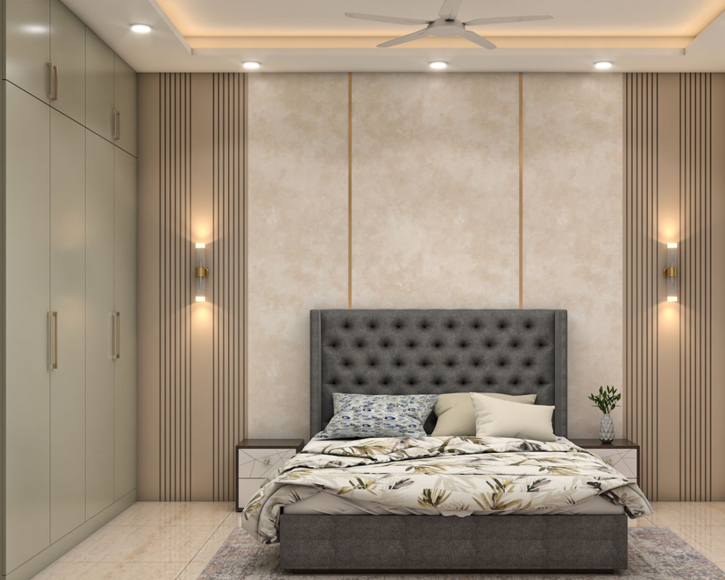 Contemporary Master Bedroom Design - Livspace