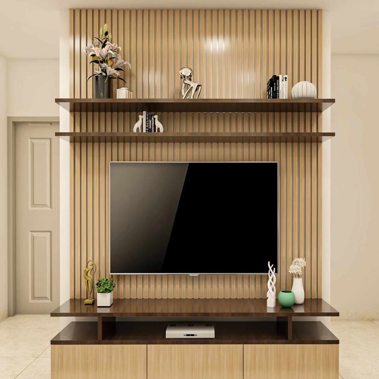 Modern TV Unit Design - Livspace