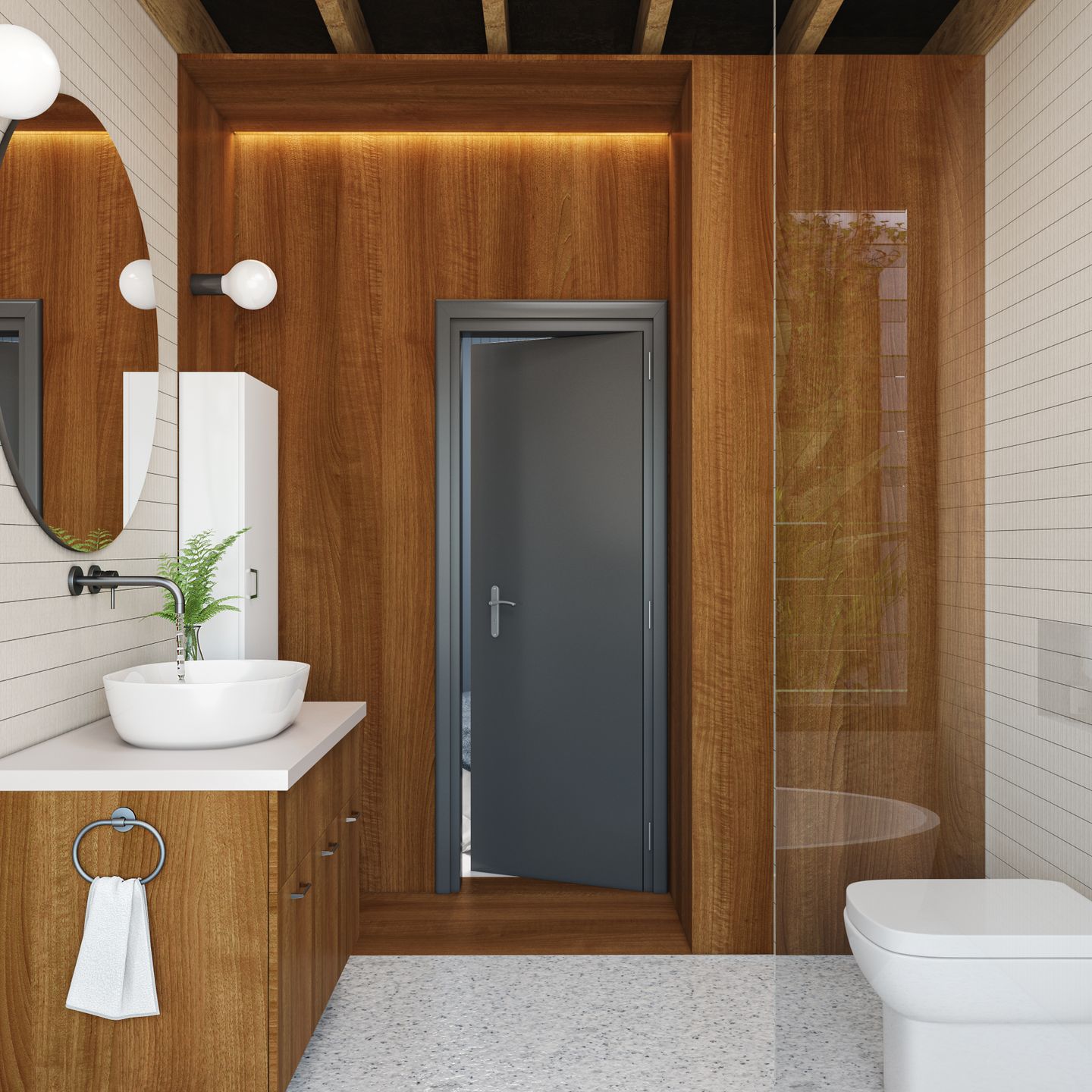 Contemporary Bathroom Design - Livspace