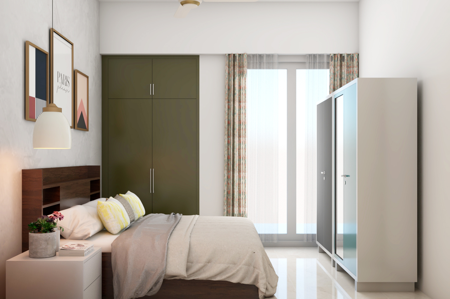 Modern Guest Bedroom Design For Rental Properties - Livspace