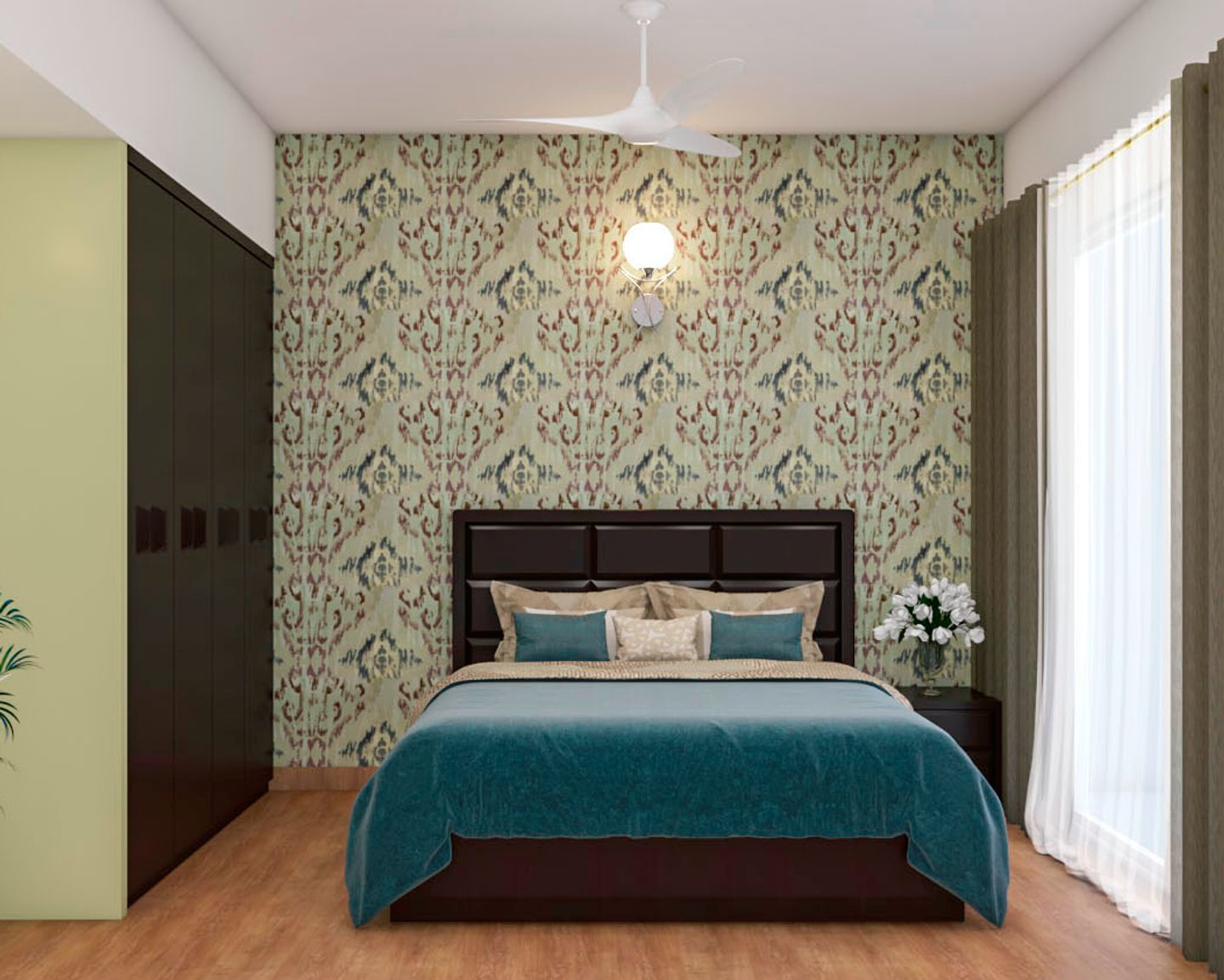 Multifunctional Kids Bedroom With Wooden Flooring & Modern Interiors  - Livspace