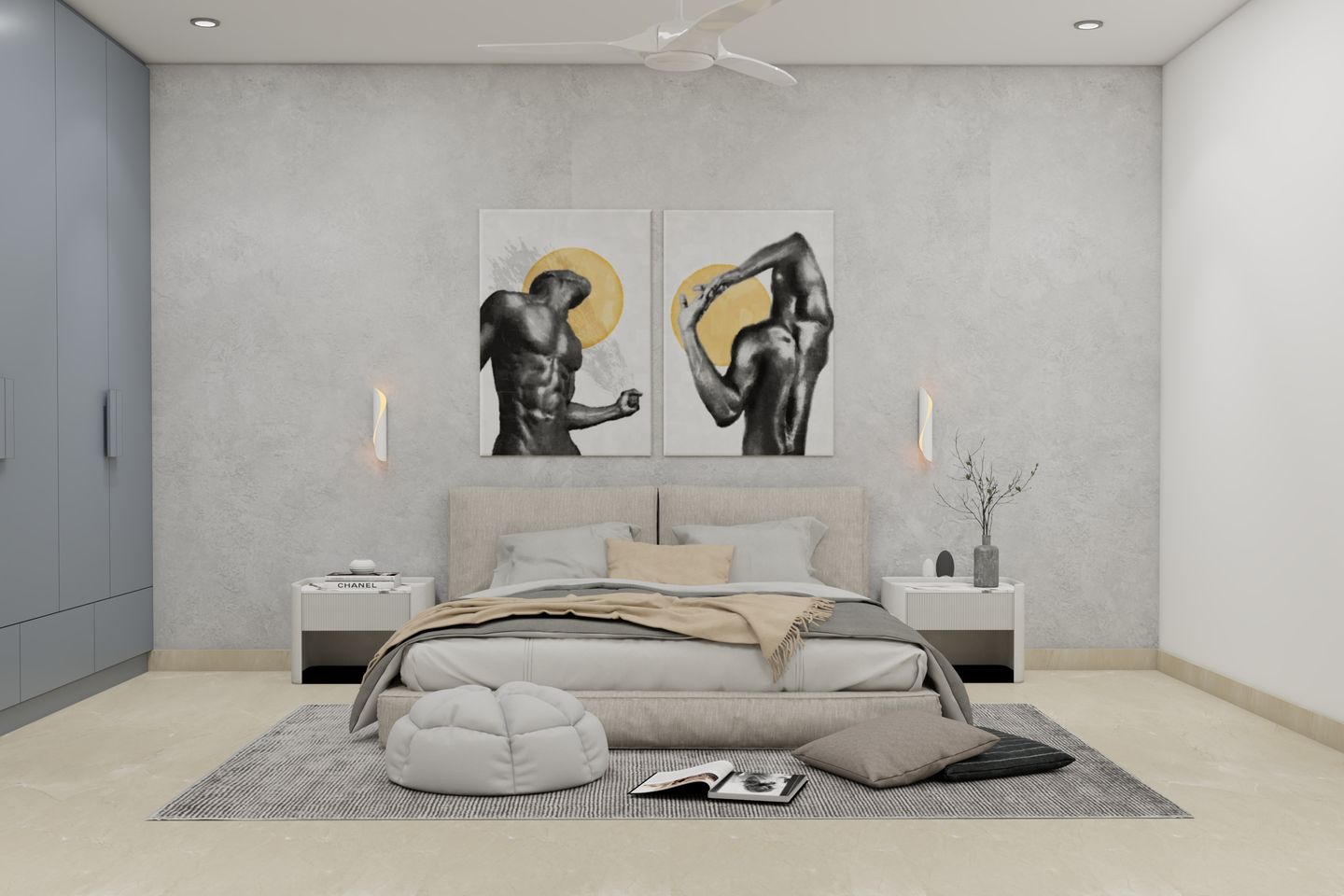 Spacious Bedroom for Teenagers - Livspace