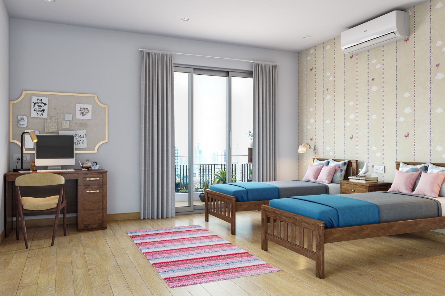 Kids Bedroom Design With Modern Spacious Interiors - Livspace