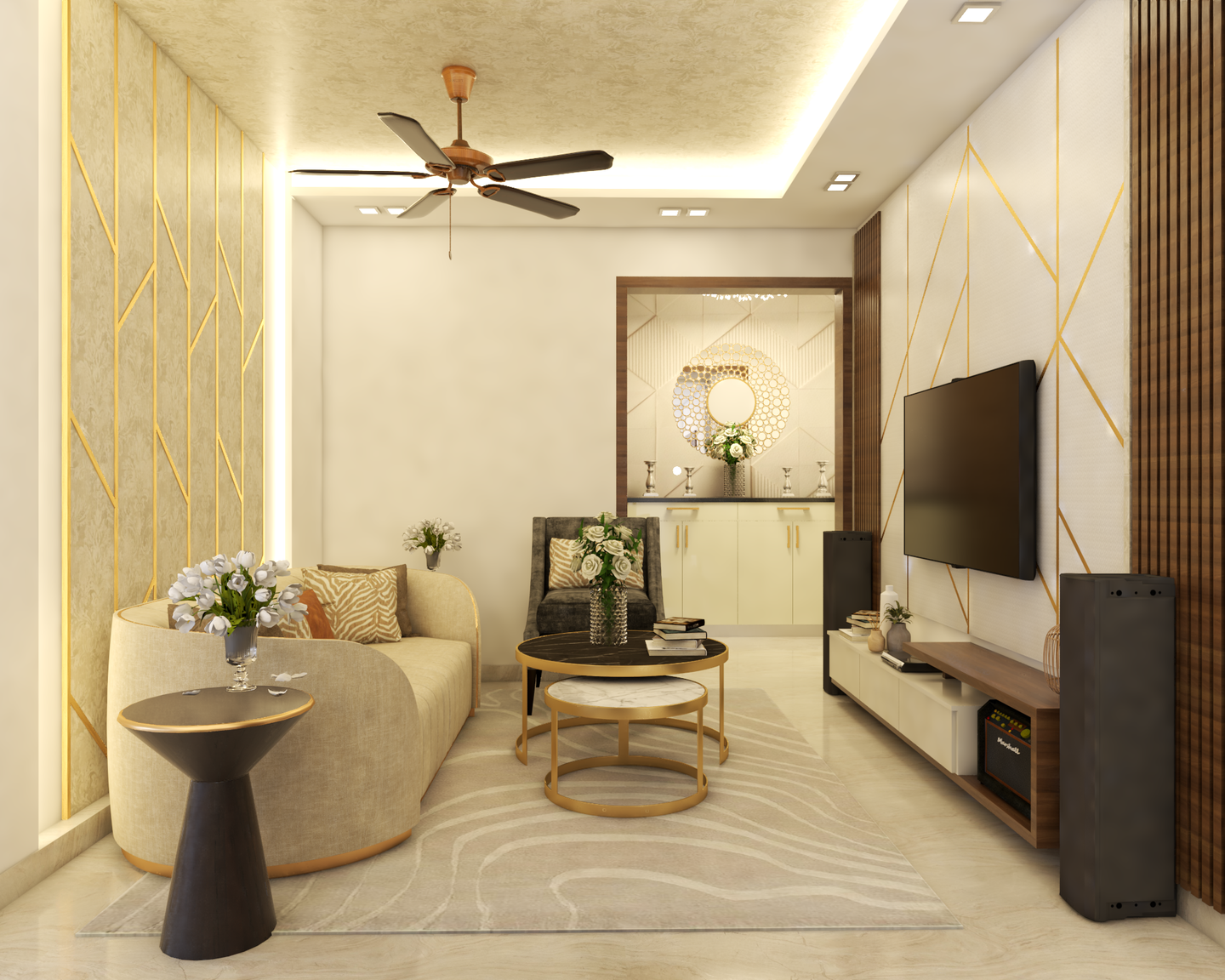 Classic Living Room Design – Livspace