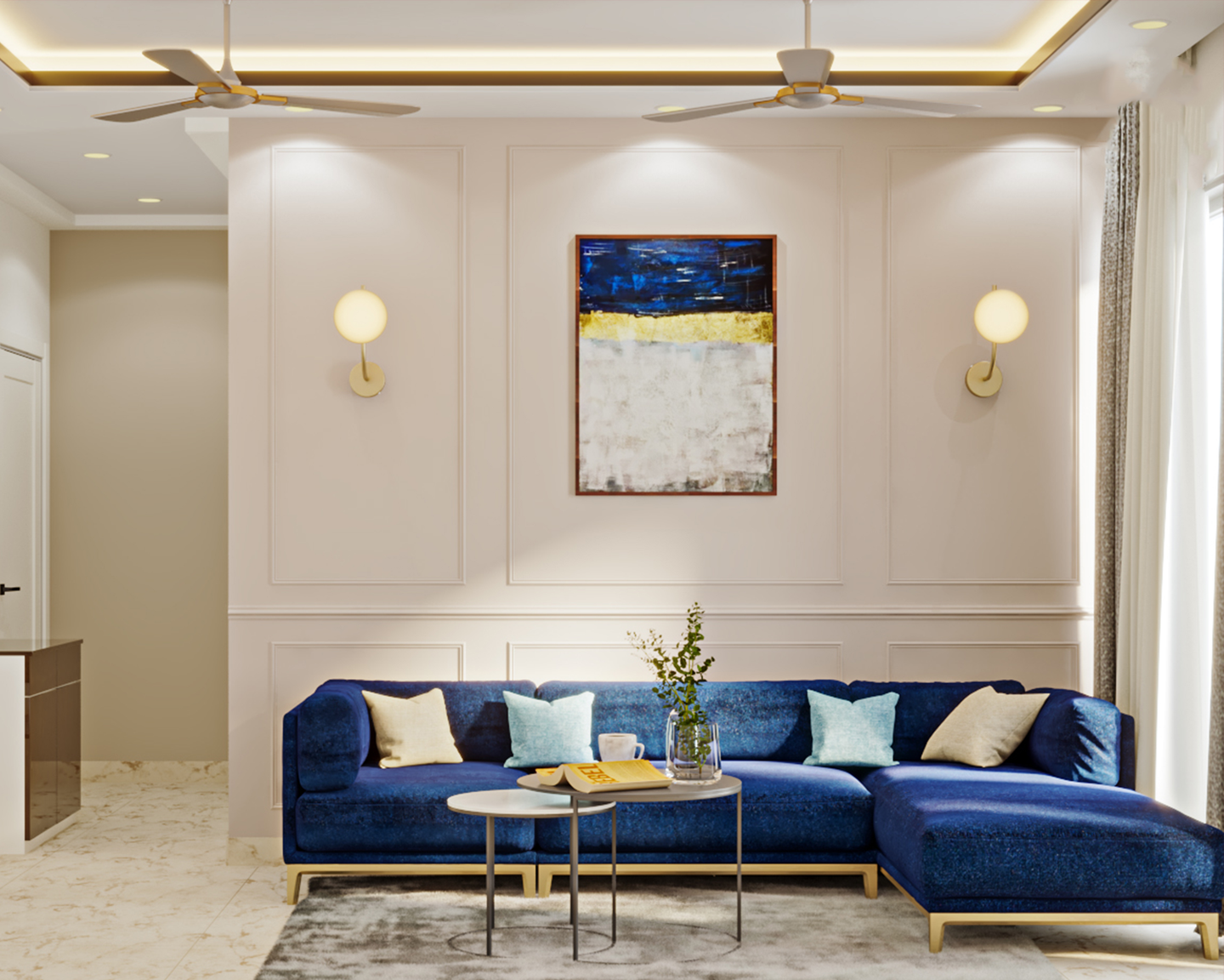Classic Living Room Design – Livspace