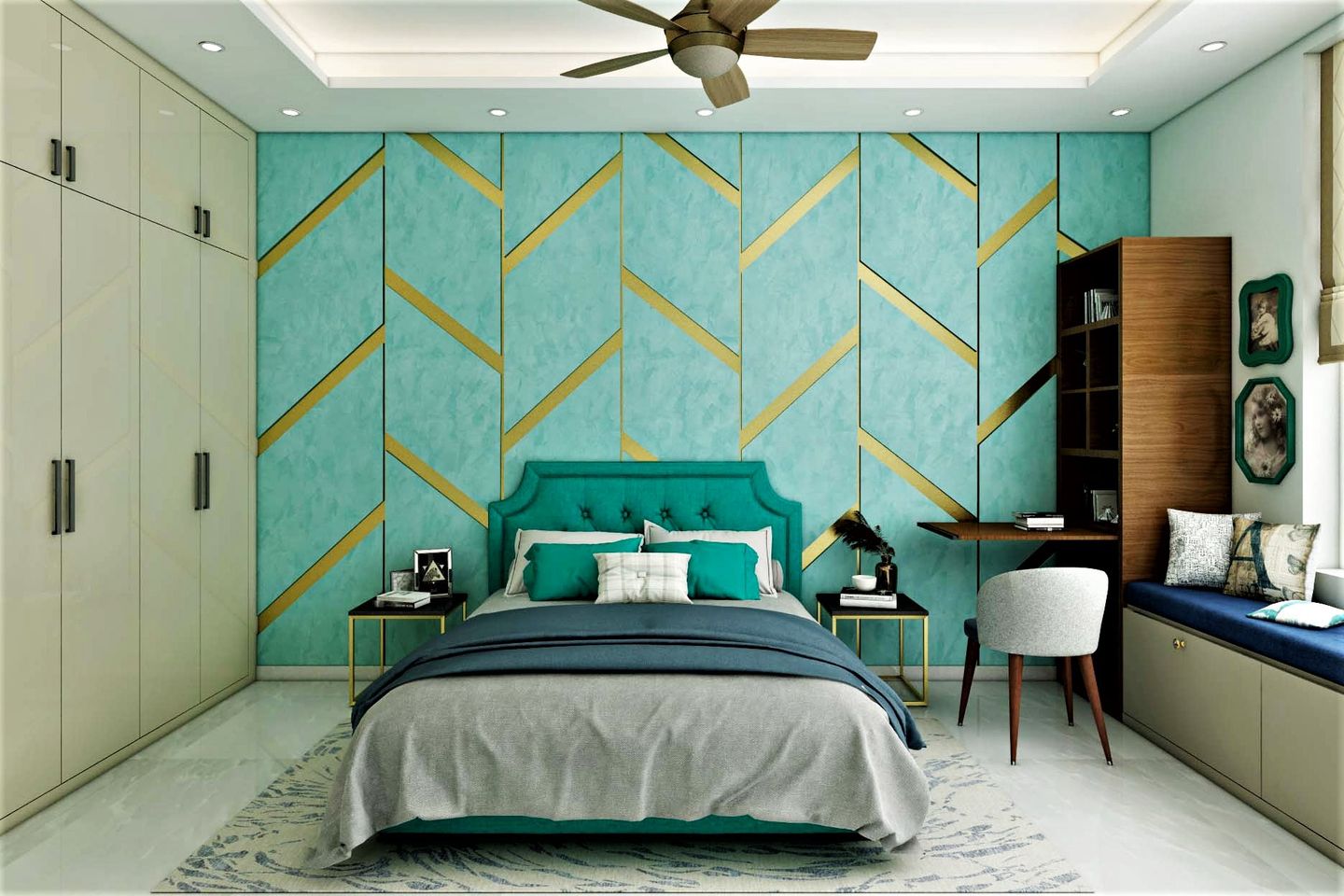 Eclectic Master Bedroom Design – Livspace