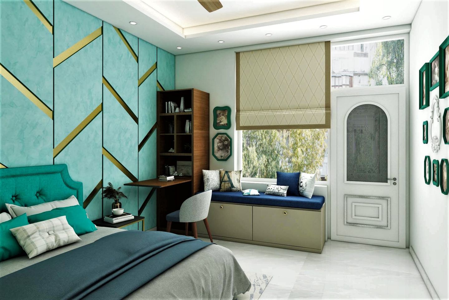 Eclectic Master Bedroom Design – Livspace