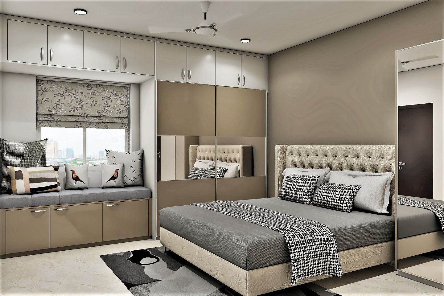 Modern Master Bedroom - Livspace