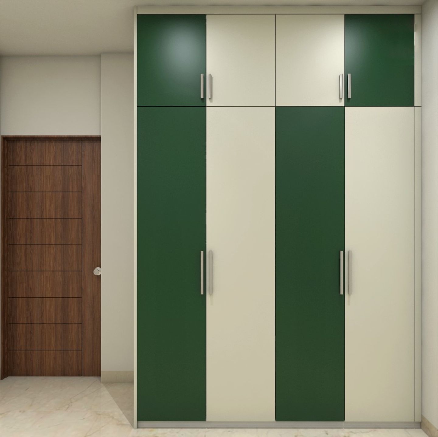 Modular Wardrobe With Compact Design For Rental Homes - Livspace