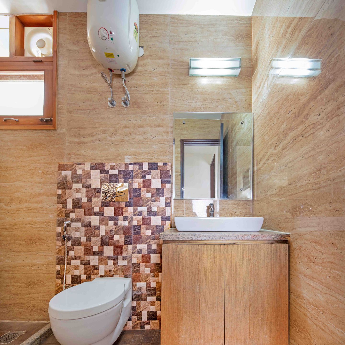Contemporary Small Bathroom Design - Livspace