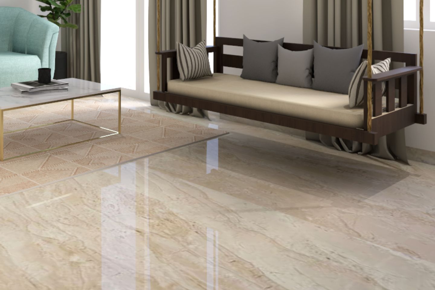 Durable Marble Floor Tiles - Livspace