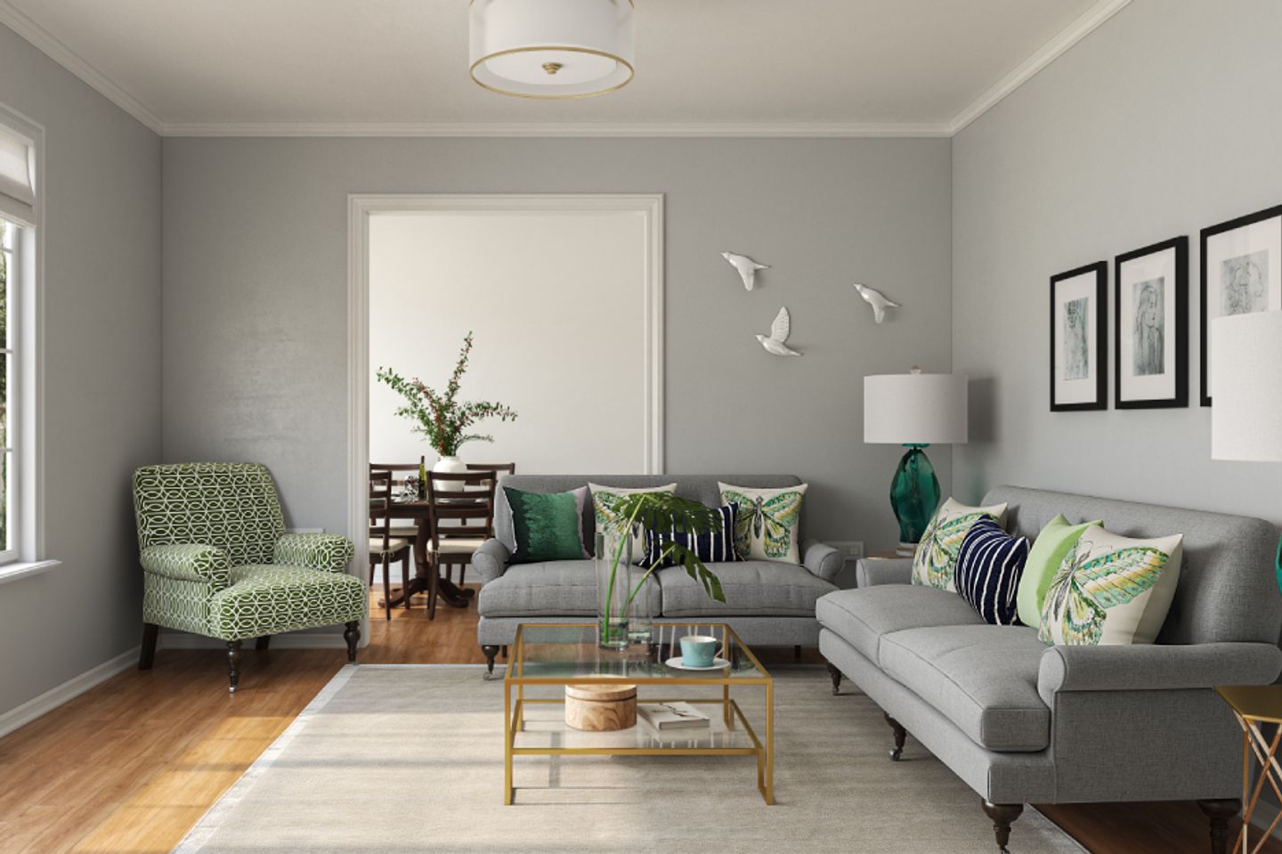 Grey Wall Paint Design For Living Rooms And Bedrooms Livspace