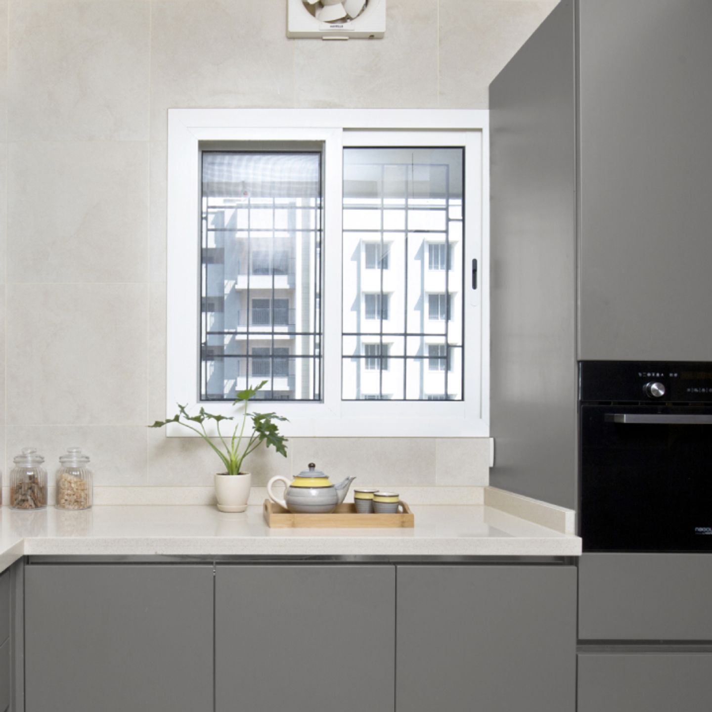 UPVC Sliding Window Design For Kitchens - Livspace