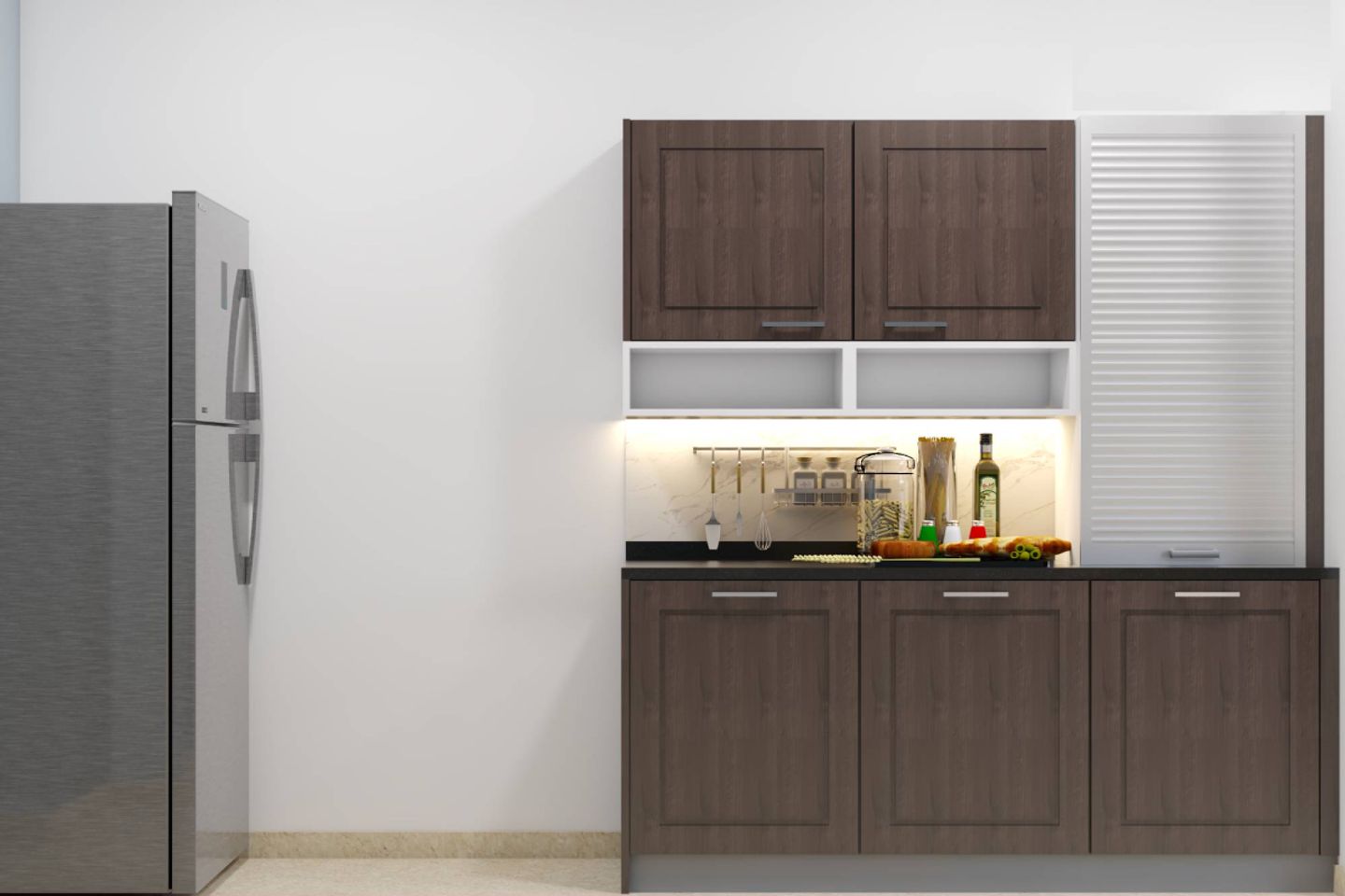 Parallel Modern Kitchen - Livspace
