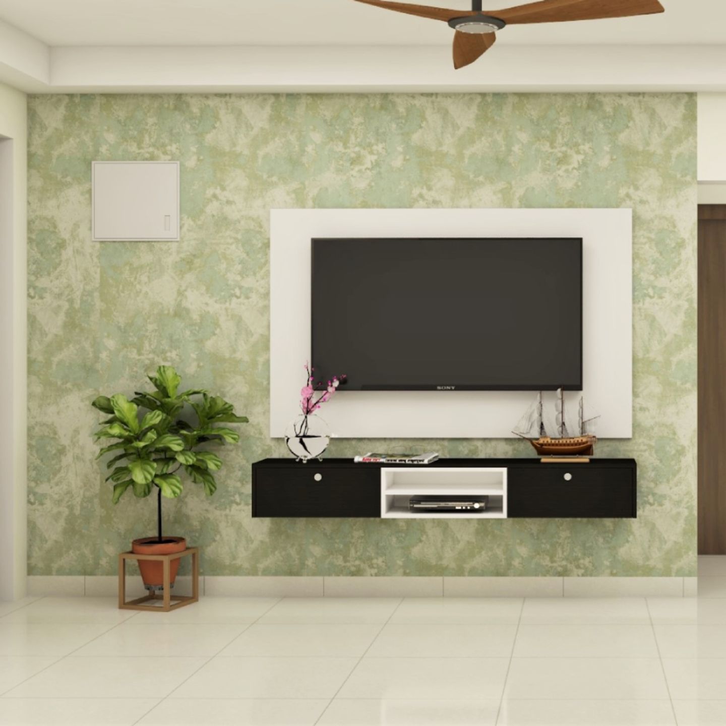 42-Inch TV Cabinet Design - Livspace