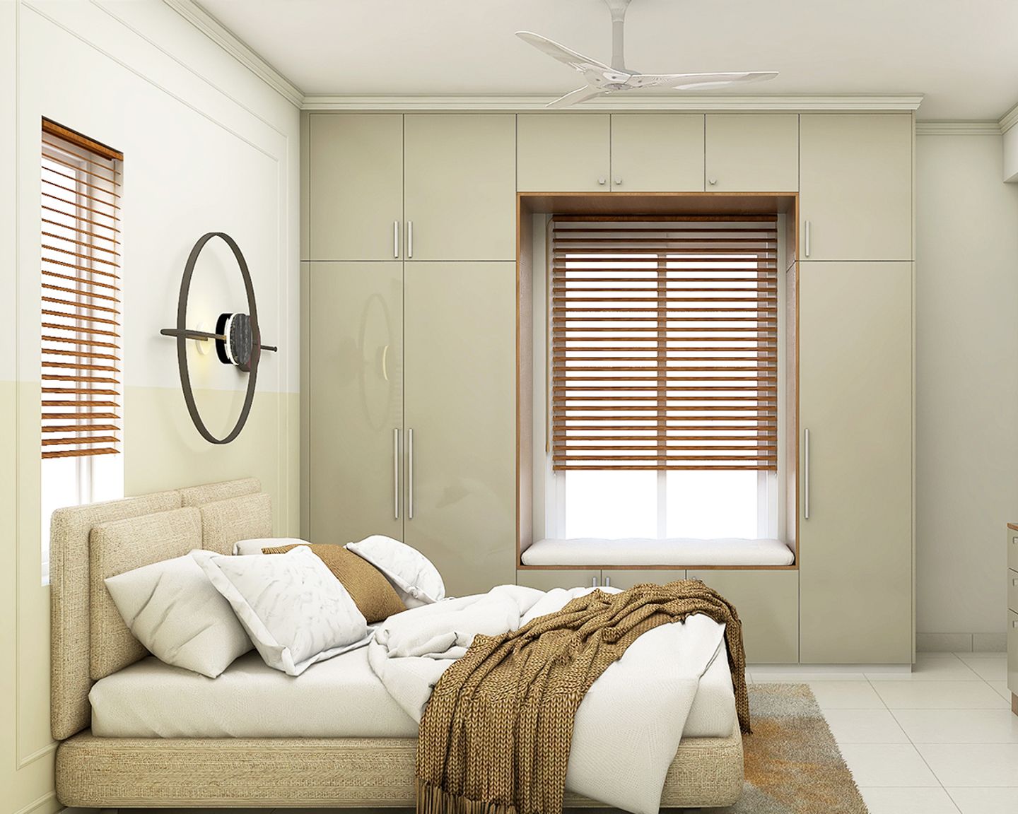 2-Door Swing Wardrobe Design For Bedrooms - Livspace