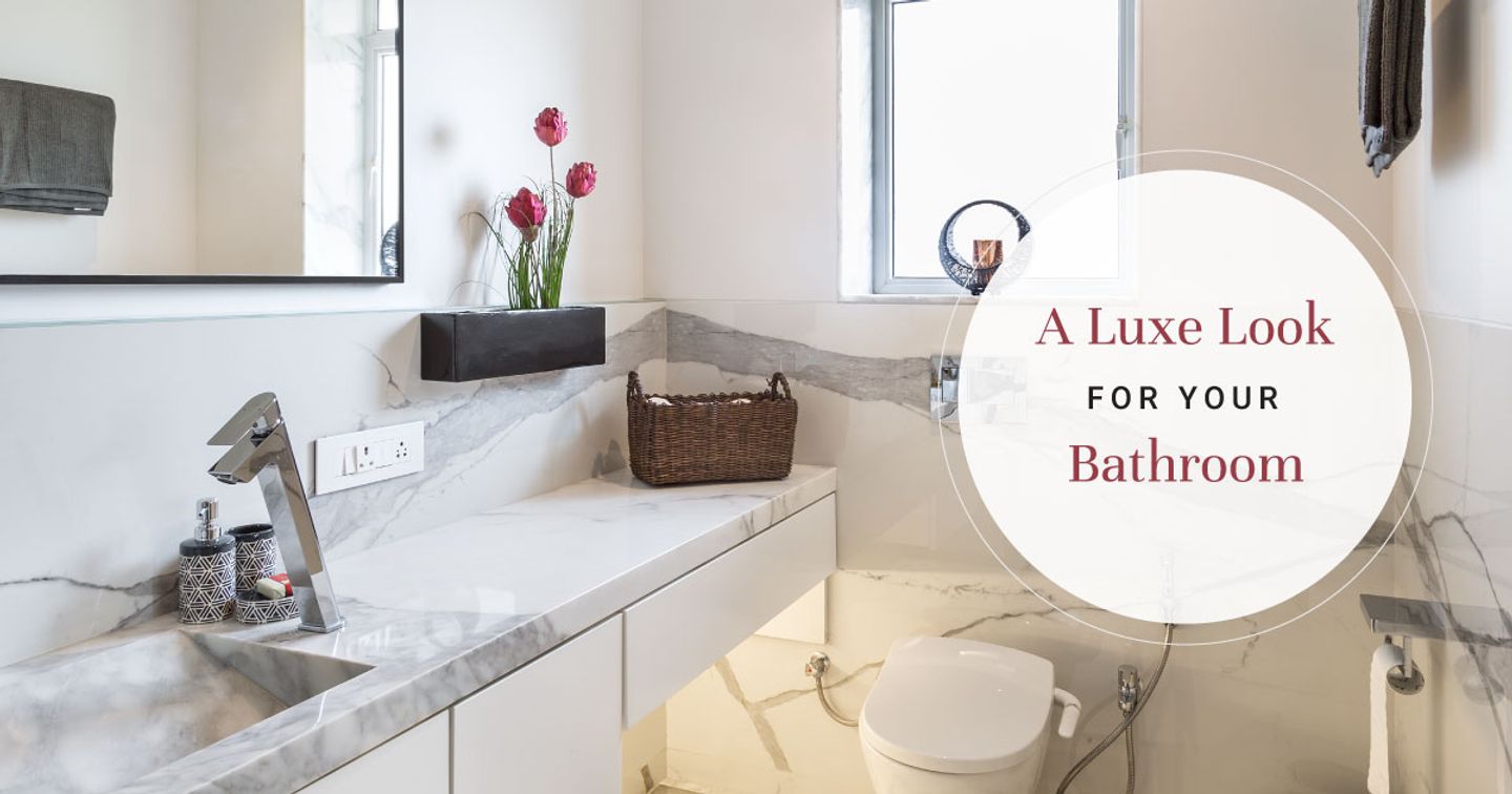 bathroom decor luxe