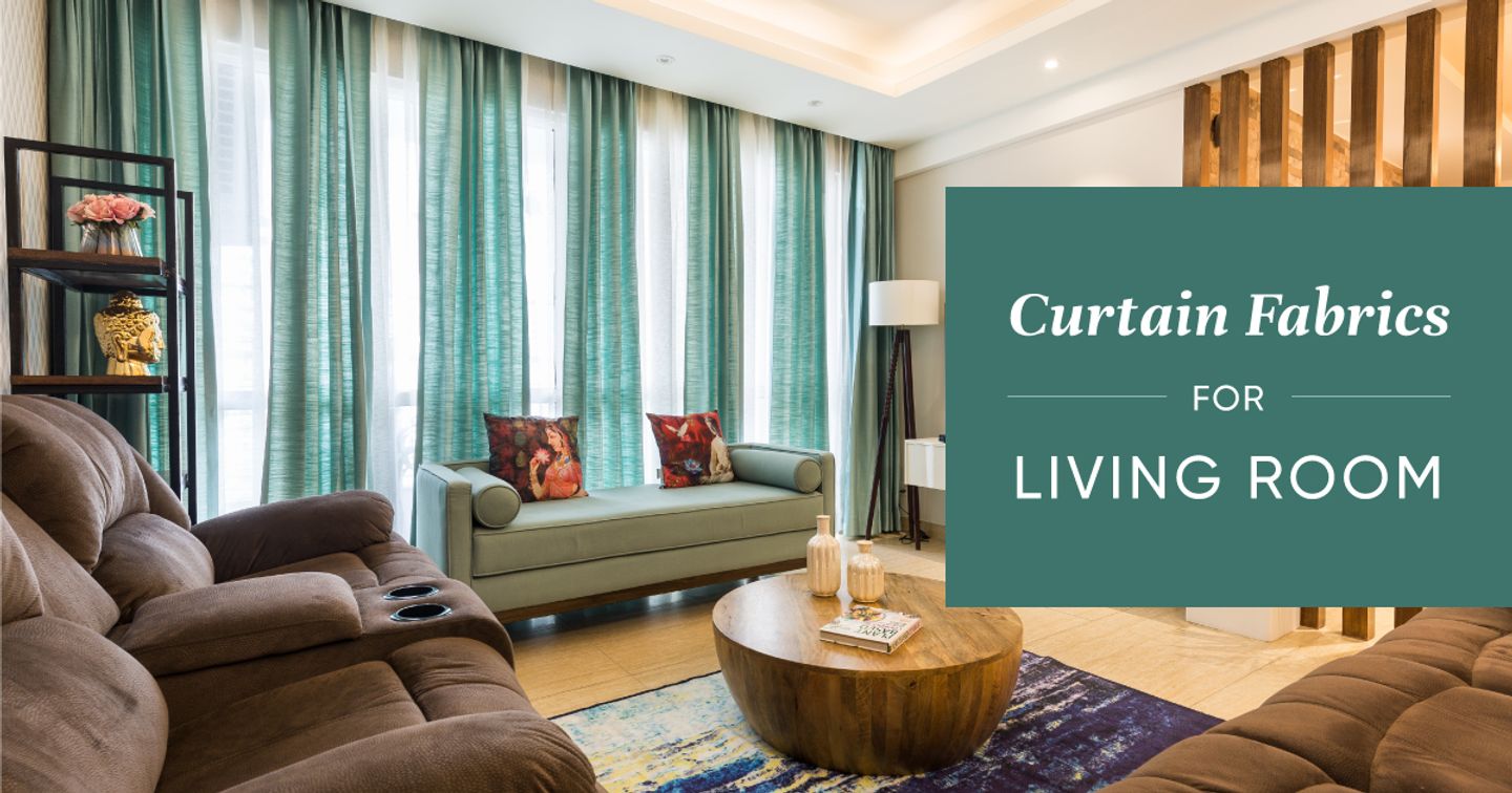 Blog cover Curtain Fabrics for Living Room